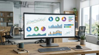 Дашборд контакт-центра с метриками Service Level и графиками нагрузки по часам